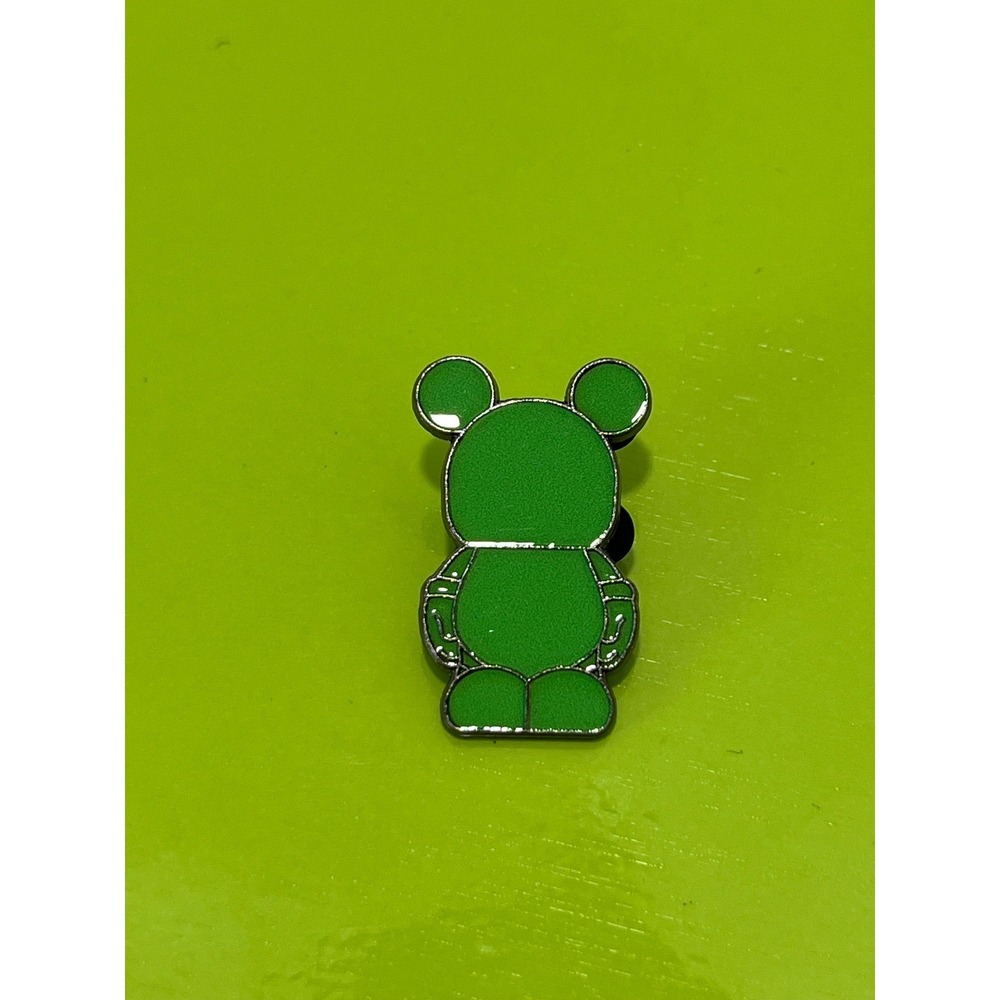 Disney Vinylmation Green Bear Enamel Pin Mickey Mouse Ears Trading Pin EUC